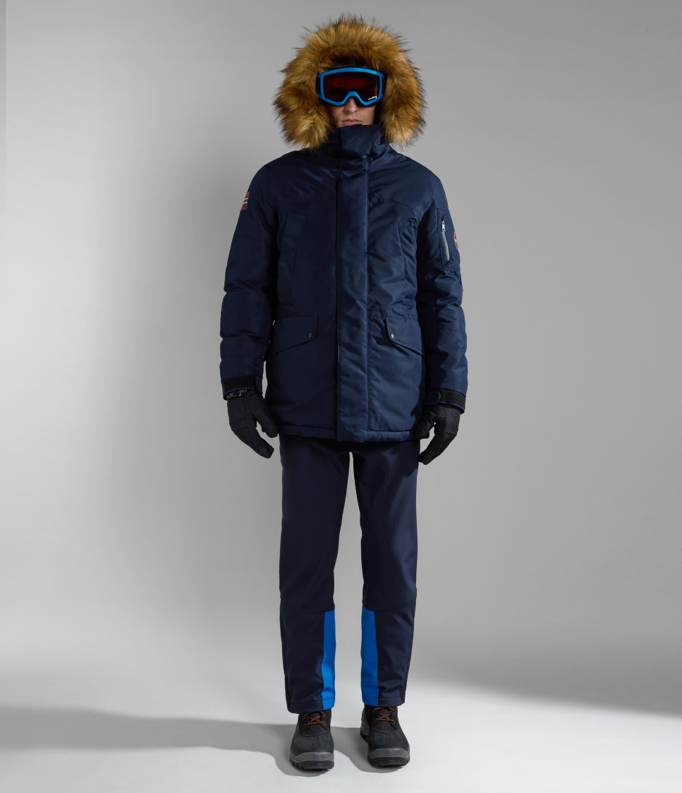 A-DNA EXPLORER PARKA BLU MARINE 