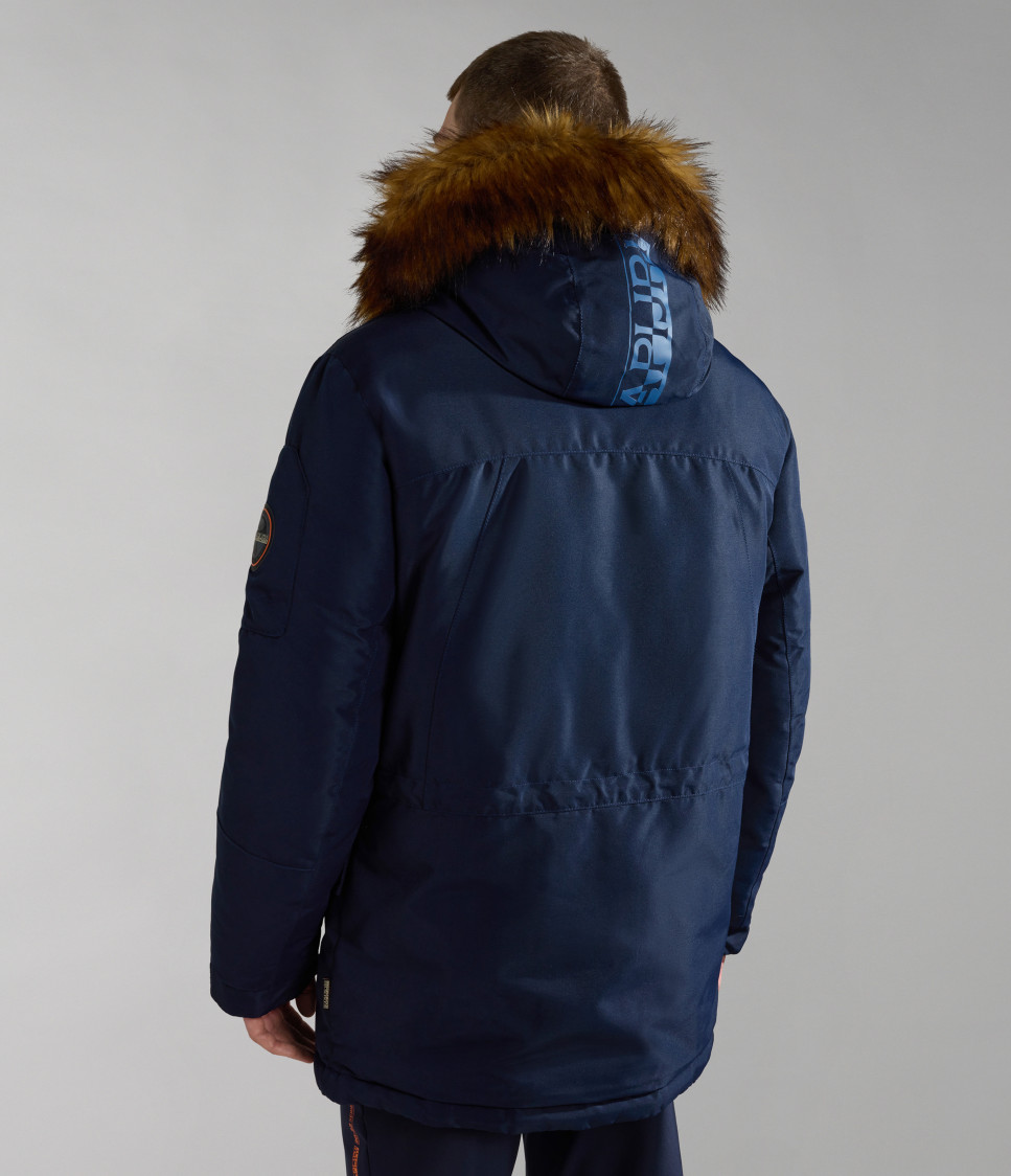 A-DNA EXPLORER PARKA BLU MARINE 