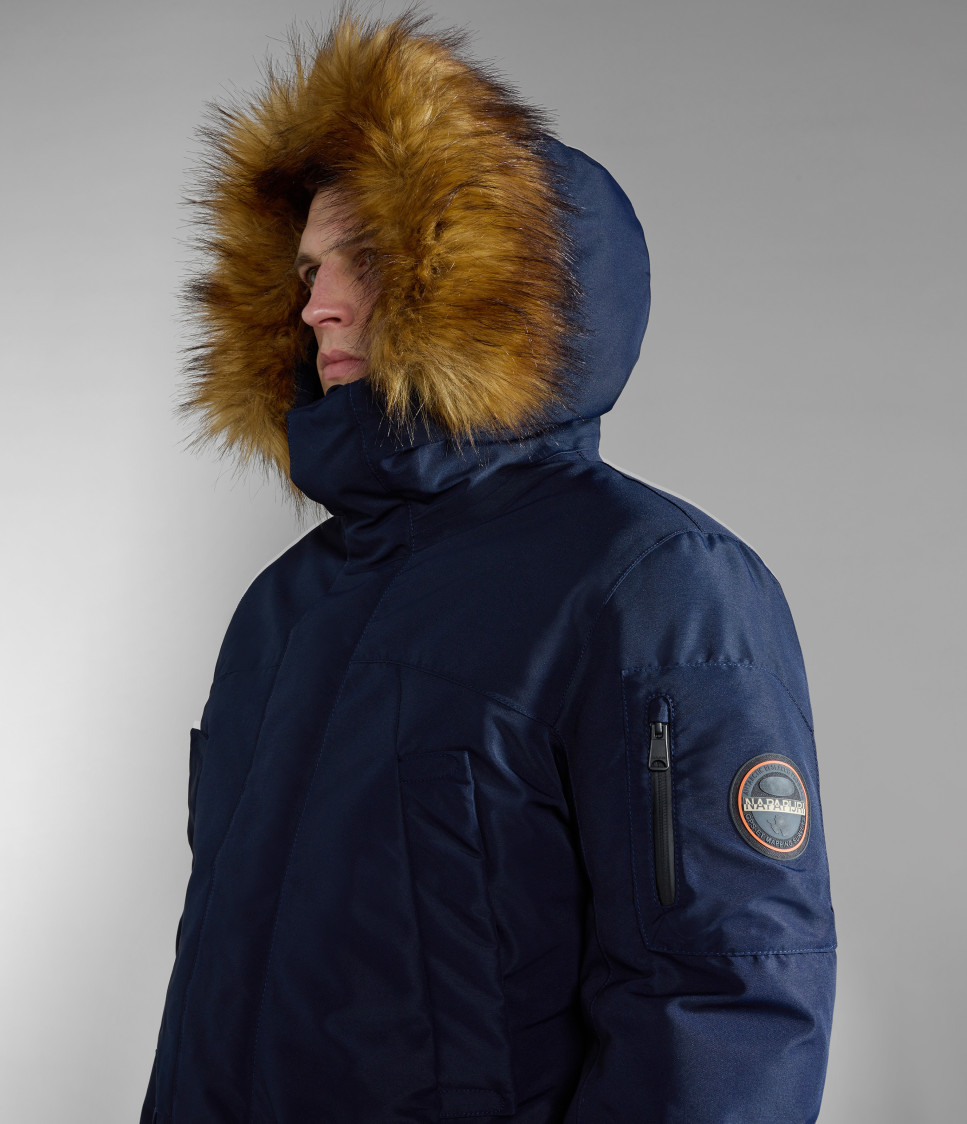 A-DNA EXPLORER PARKA BLU MARINE 