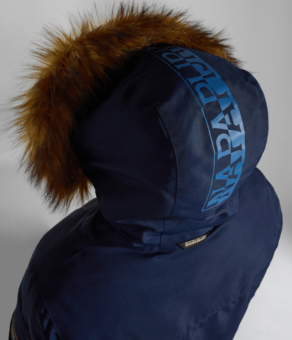 A-DNA EXPLORER PARKA BLU MARINE 