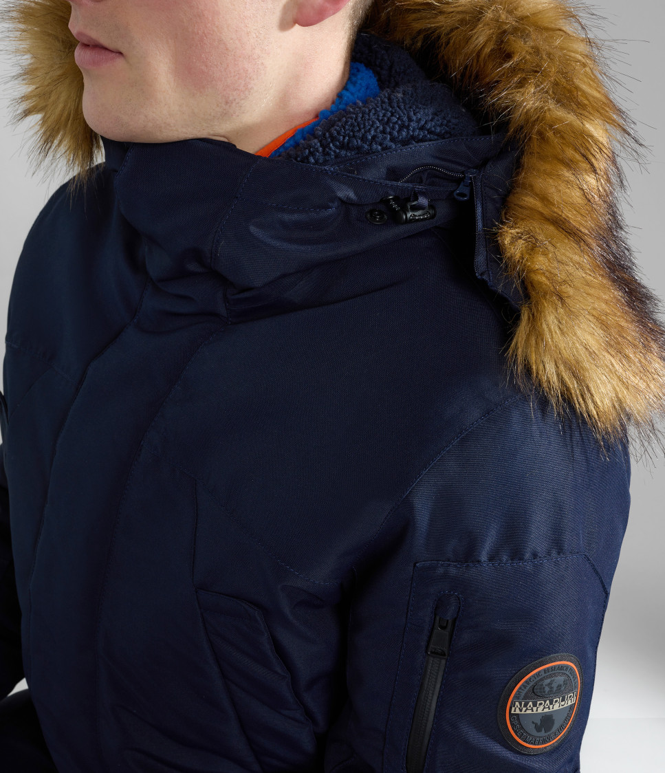 A-DNA EXPLORER PARKA BLU MARINE 