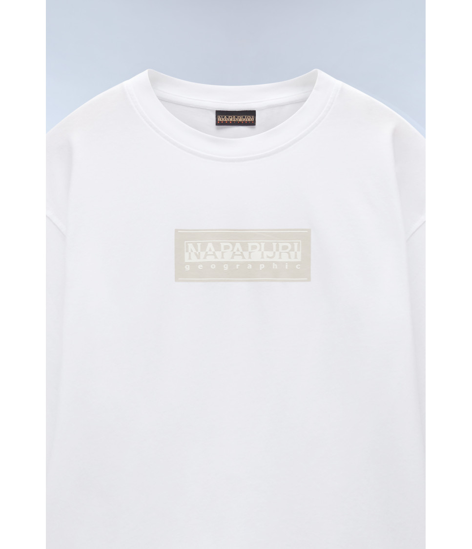 S-BOX LOGO LS W BRIGHT WHITE 002 