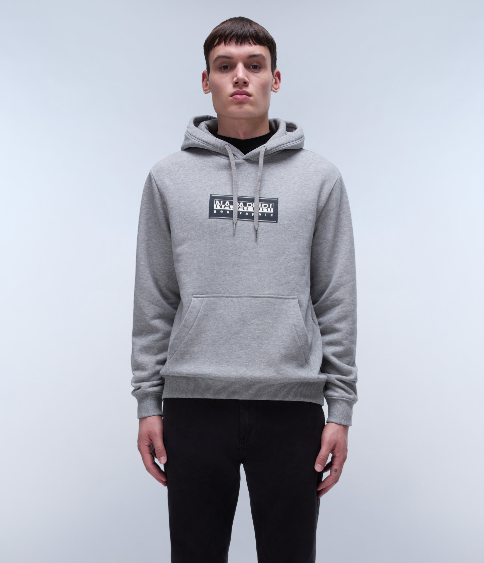 B-BOX LOGO H MEDIUM GREY MELANGE 