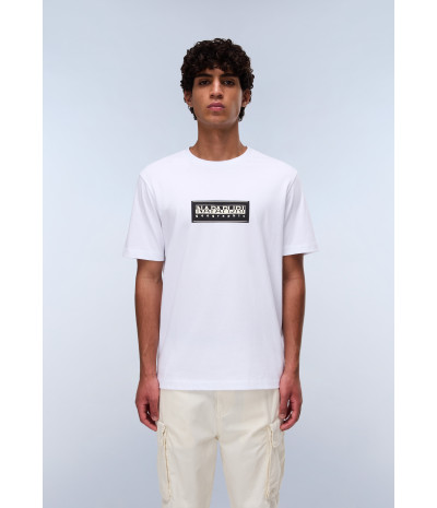 S-BOX LOGO SS BRIGHT WHITE 002