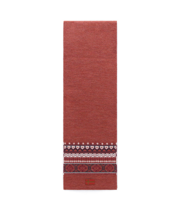 F-SOIUSA SCARF W RED SAUCE 